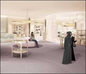 KKD Designs First overseas House of Fraser, in Abu Dhabi.