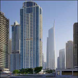 Urban sophistication energises new M&ouml;venpick Hotel Jumeirah Lakes Towers.