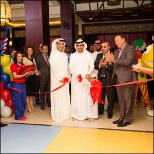 HH Sheikh Abdullah Bin Humid & HE Fawaz Abdullah Juma unveils Landmark Leisure's first Fun Ville centre in UAE at Al Hamra Mall