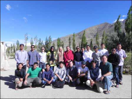 YFEL Members Collect Real-life Data for Projects in Sustainability near Ladakh