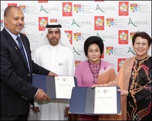 In The presence of the First Lady of Malaysia, Alliance International Investment signed a partnership agreement with University kebangsaan Malaysia (UKM)
