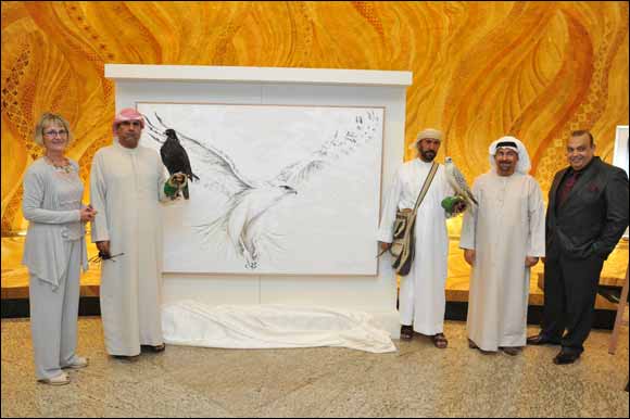 Falcon Art Exhibit Unveiled at Avenue at Etihad Towers