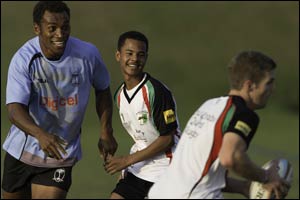 Budding Rugby Stars Get to Learn From Their Heroes