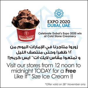 Expo2020 is in Dubai! -  Come Celebrate this Milestone @ Tim Hortons