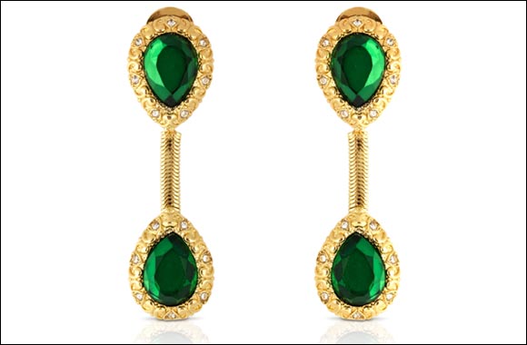 Lena Zeitoni Elegance Emerald Necklace and Earrings
