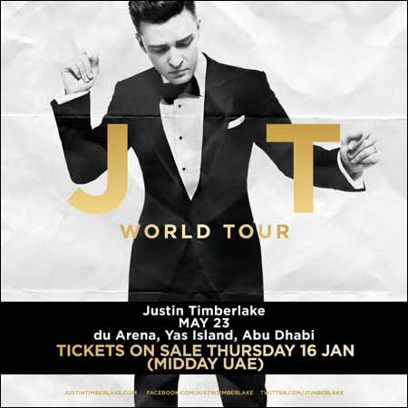 Justin Timberlake to Perform in Abu Dhabi