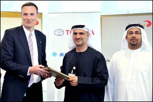 1,638 new Toyota vehicles go to Dubai Taxi Corporation's fleet in 2014