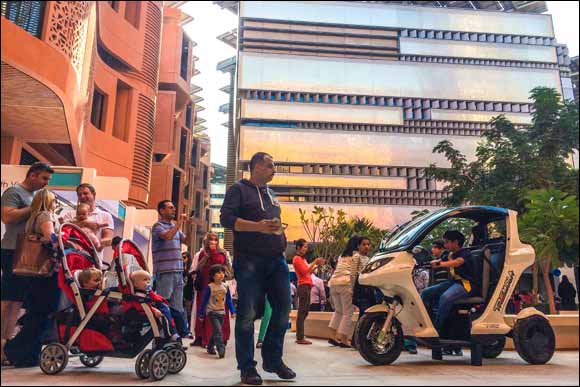 World Champion Tokai University Solar Car Makes Test Drive at Masdar City