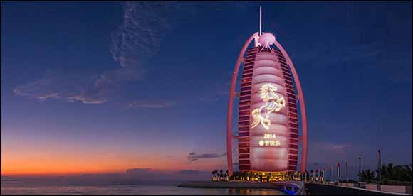 Burj Al Arab begins the Year of the Horse at a gallop