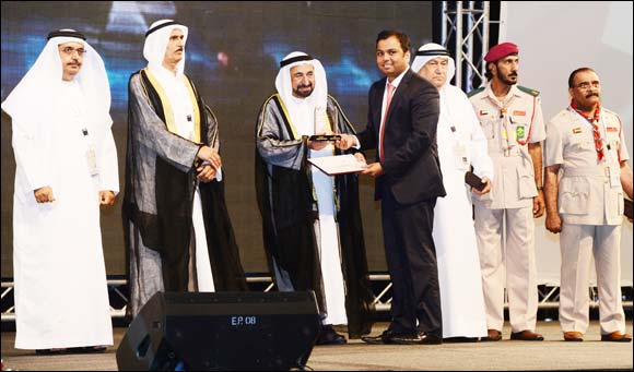 Malabar Gold & Diamonds honored by the ruler of Sharjah at 6th International Scout gathering