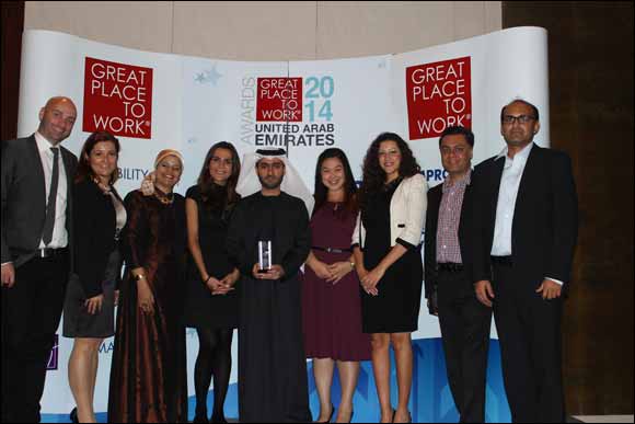 Ericsson UAE Great Place to Work ranking goes up for 2014