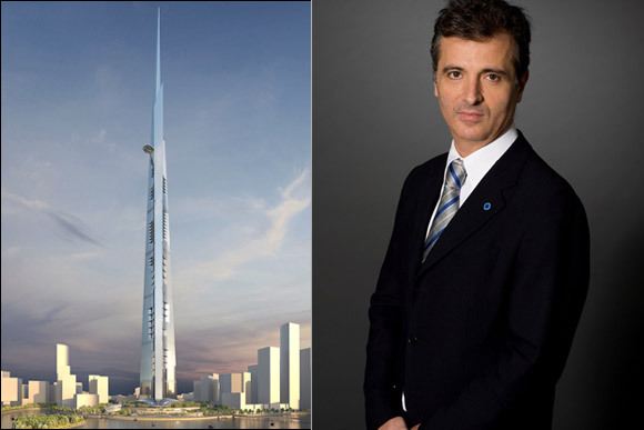 Jeddah's 1,000+ metre Kingdom Tower to consume half a million cubic metres of concrete, 80,000 tons of steel