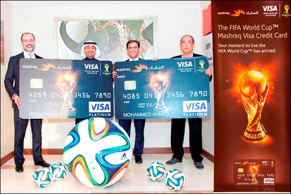 Mashreq scores with the launch of the Limited Edition 2014 FIFA World CupTM Mashreq Visa Card