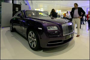 Rolls Royce, premier luxury car dealer, unveils its first-ever car podium in a Middle-East airport at Abu Dhabi International
