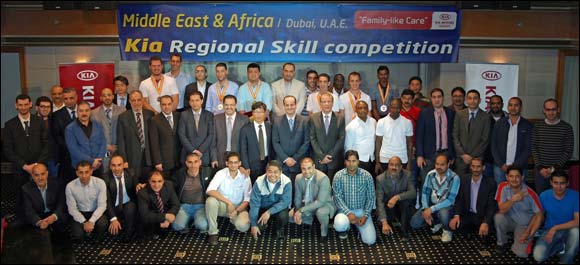 Al Majid Motor Technicians Take Kia Top Spot