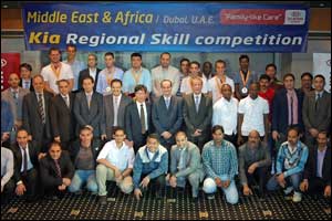 Al Majid Motor Technicians Take Kia Top Spot