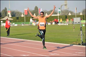 Arab, European countries contest for top spots on Day 2 of 6th Fazza International Athletics IPC Grand Prix Competition 2014