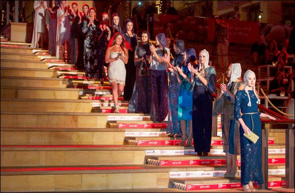 Mich�lle Belau launches Spring 2014 Collection  with a catwalk at Madinat Jumeirah