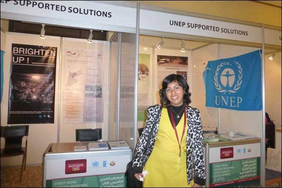 Kehkashan Basu participates in the first Arab South-South Development EXPO