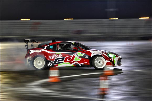 Toyota Emirates Drifting Team maintains its lead at the top of the Drift UAE Championship