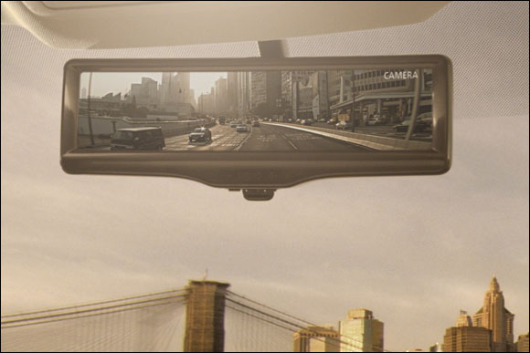 Nissan Motor develops the Smart Rearview Mirror, which helps provide clear rearward visibility in various conditions