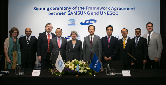 Samsung and UNESCO Announce First Global Partnership