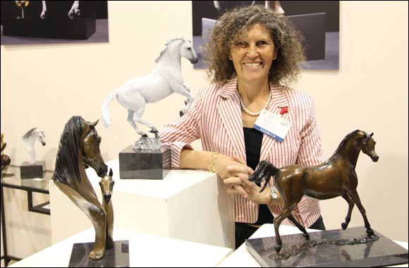 Demonstrating passion for equestrian beauty, global artists' works unveiled at Dubai International Horse Fair's new Art Gallery
