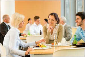 Your friends and colleagues could reduce your waistline!