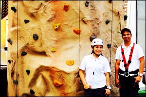Test Your Limits at The Beach with Pump Track and Climbing Wall