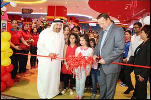 H.E. Nasser Al Nowais inaugurates Fun City at Abu Dhabi Mall