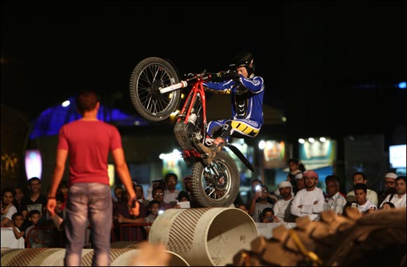 Global Village Astounds Crowds with the Amazing Trial Motorcycle Show all the way from France