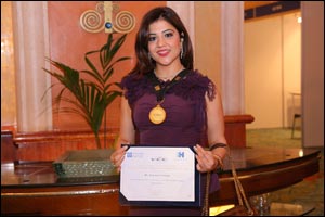 Feigenbaum Leadership Excellence Award 2014 conferred on educationist Vandana Gandhi.