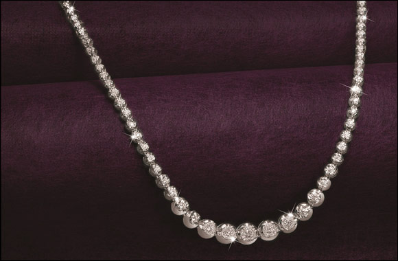 Own the most eminent diamond studded neckpiece this April