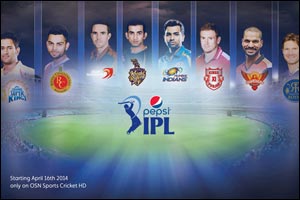 Catch the adrenaline-packed Indian Premier League exclusively on OSN Sports Cricket HD