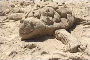 Learn the Technique of Sand Art with ‘Jenny the Sandcastle Girl' at THE BEACH