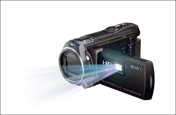 Handycam with Built-in Projector from Sony Delivers Brighter Projection, Smoother Pictures