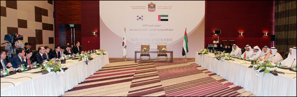 His Excellency Sultan Bin Saeed Al Mansouri Leads UAE Delegation to 4th UAE-Korea Joint Economic Committee Meeting in Seoul