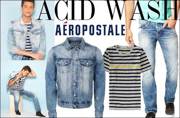 Acid wash for off-duty style with Aeropostale
