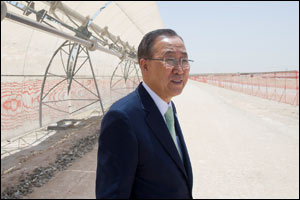 UN Secretary General Ban Ki-moon Calls on Governments and Business to take Meaningful Action to Mitigate Impact of Climate Change