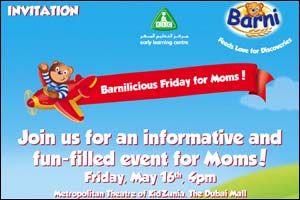 Barni invites Moms to Informative Session at KidZania, The Dubai Mall