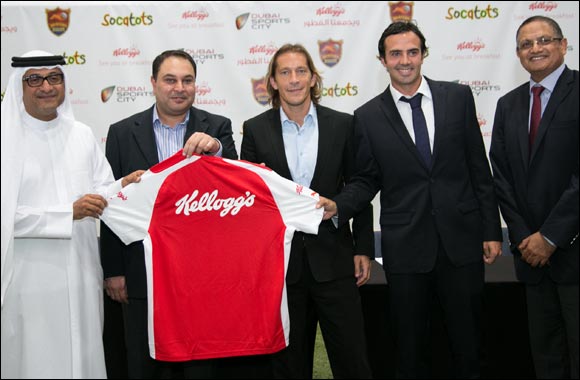 Dubai Sports City and Kellogg's join forces to add snap, crackle and pop to the Dubai Sports City Football Academy's already-booming football programmes