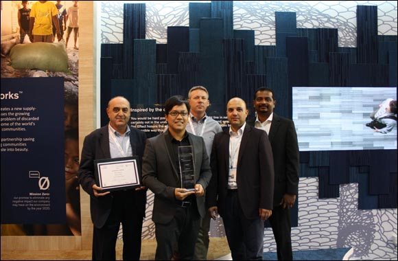 Interface takes home coveted Index Product Design Award for globally acclaimed Net Effect collection