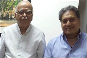 Kamal Vachani meets shri L.K. Advani