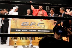 Badr Hari 1 Million Dirhams winner of First Global Fighting Championship