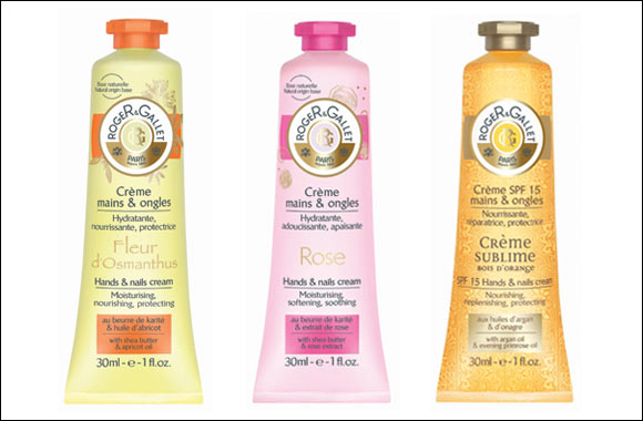 Roger & Gallet Hand & Nail Creams Fleur d'Osmanthus, Rose and Sublime Bois d'Orange