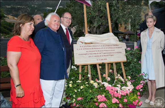 Re-opening of the Princess Grace of Monaco Rose Garden Refurbished and Enlarged with the Support of Piaget