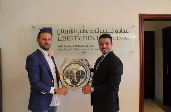 Zenith Brand Ambassador, Dr. Majd Naji, officially displays Zenith timepieces at the Liberty Dental Clinic