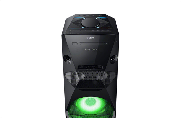 Be the DJ at Your Party with Sony's New Powerful MHC-V6D's Sound Experience in One Box