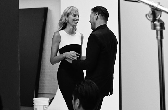 Exclusive behind-the-scenes Featuring Roland Mouret & Karolina Kurkova