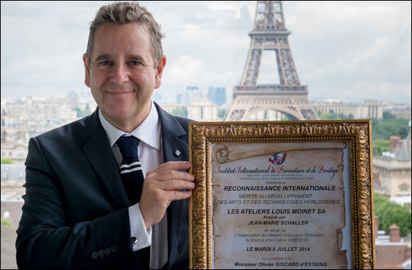 Ateliers Louis Moinet receives an IIPP award at UNESCO